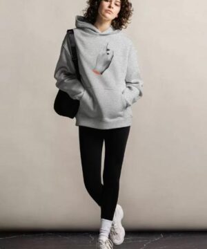 Unisex Oversized Hoodie – Grey
