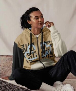 All-Over Print Recycled Unisex Zip Hoodie